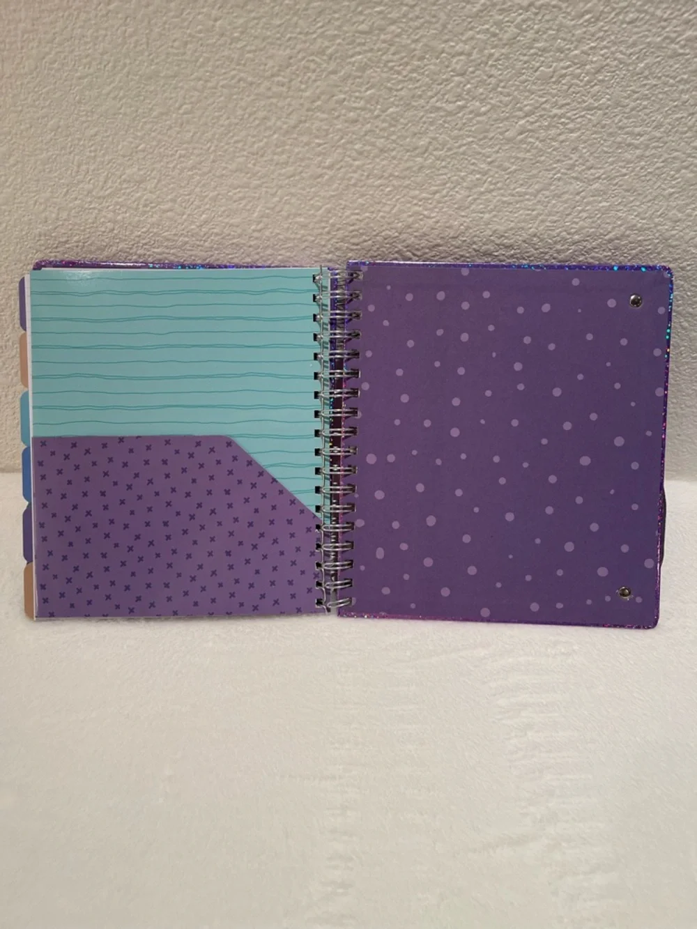 Glittery Weekly/12 Month Spiral Planner - JAN to DEC 2026. NWT.